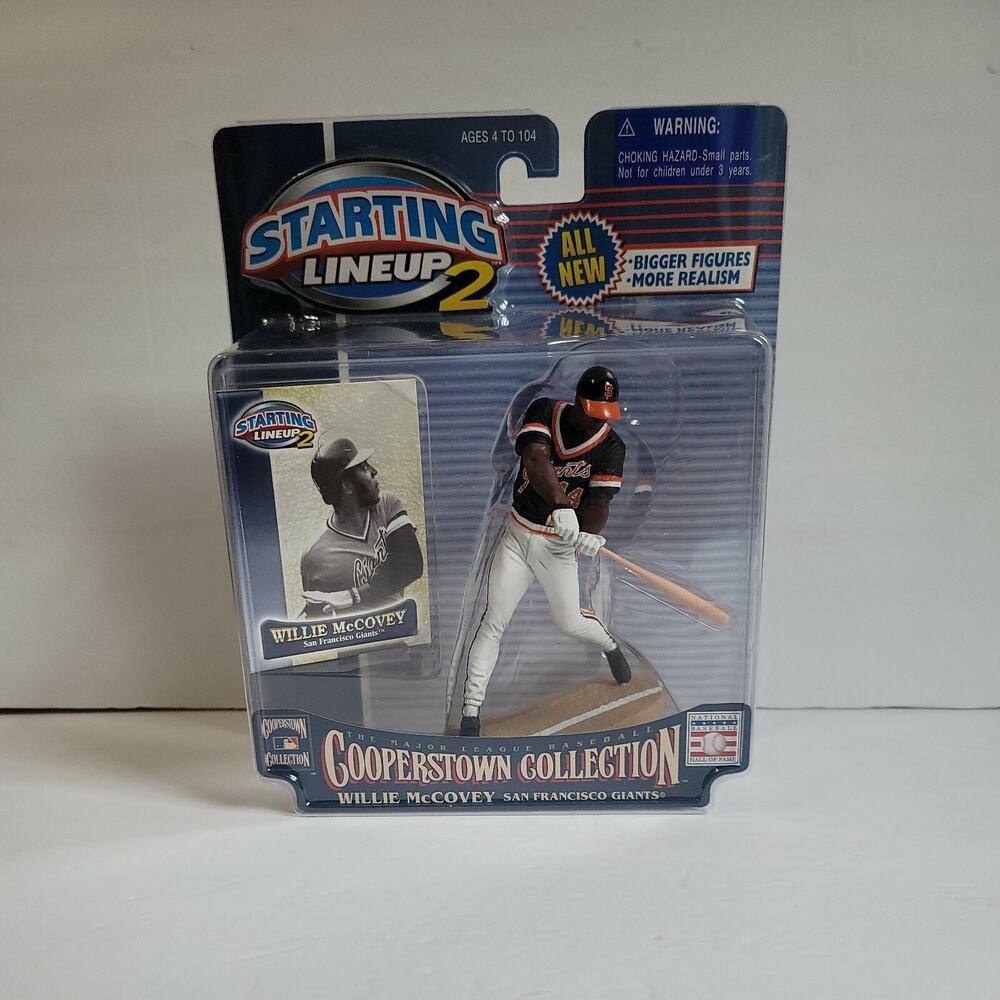 Hasbro Starting Lineup 2 Willie McCovey Cooperstown 2001 Figure Baseball Giants